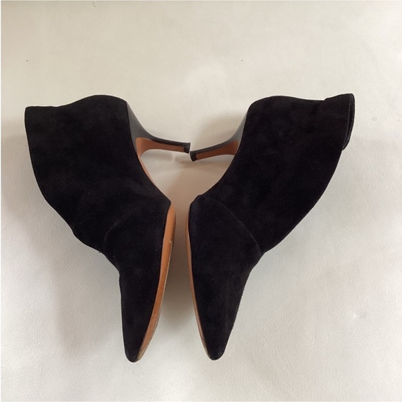 Celine Black Suede Ankle Pointed-Toes Boots By Phoebe Philo 6.5 - Picture 5 of 10